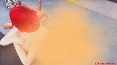 Watch as Arezu gets facefarted by El Sharko Diablo in this intense hentai video!