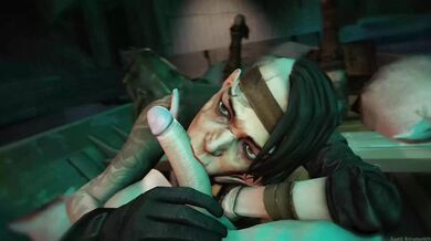 The Cum-Sucking Nympho Lizzy Stride Takes a Dick in Her Mouth and Swallows Every Drop!