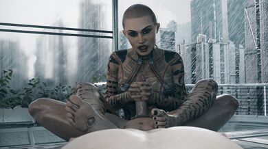 The hentai porn movie is called The Fat Bald Cats Jacking Requirement (4K)