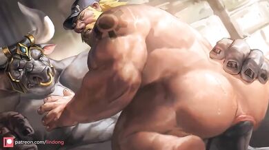 Watch as the luscious tauro takes on the powerful torbjorn in a steamy x-rated scene that will leave you breathless