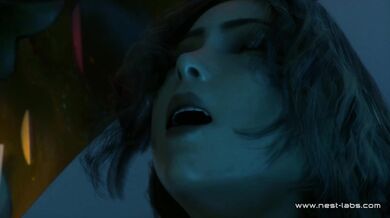 Rebecca Black fucked by a giant face-sucking slug in the ass while being held down on a futuristic space ship!