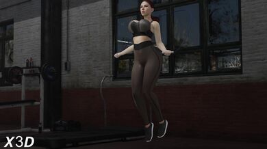 Sexual Seduction of a Virgin Bride-to-Be with the Hot Black Widow Jump Rope, 60 Frames Per Second Porn Video