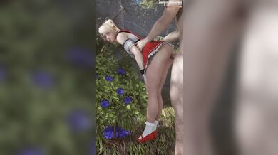 In the Lunafreya Forest, a young woman explores her sexuality with three forest spirits in a passionate encounter