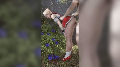 In the Lunafreya Forest, a young woman explores her sexuality with three forest spirits in a passionate encounter