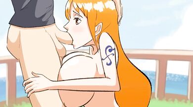 Watch as Nami from One Piece receives a delicious blowjob that will leave you wanting more!
