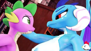 Muff Diver Spike Bukkakes Princess Amber [Hentype]