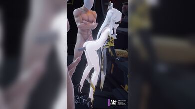 The blindfold challenge with Ning and the boys