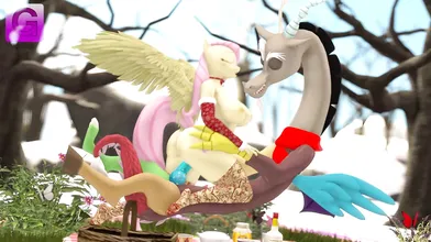 This is a hot porn video featuring Gorilla Discard X Fluttershy, where they have an unforgettable Christmas party