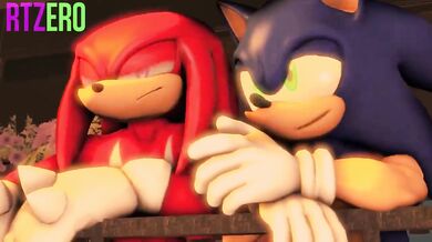 Watch Sonic and Knuckles get down and dirty in a hot sex scene!