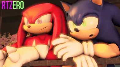 Watch Sonic and Knuckles get down and dirty in a hot sex scene!