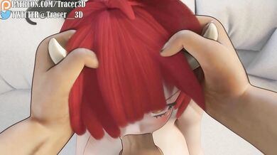 The Succubus Deep Throat Blowjob