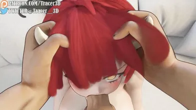 The Succubus Deep Throat Blowjob