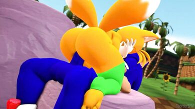 Sonic and Tails have a threesome with Thordersfm, an alien creature from another planet