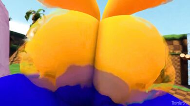 Sonic and Tails have a threesome with Thordersfm, an alien creature from another planet