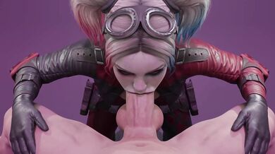 Black-Haired Harley Knows How to Suck Cock - A Hot White Cock Gets Sucked by a Sexy Black Haired Woman