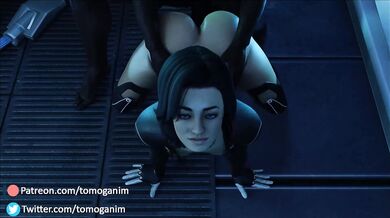 Miranda needs some male attention and she gets it from a black stud in this hot TomoGan porn video!