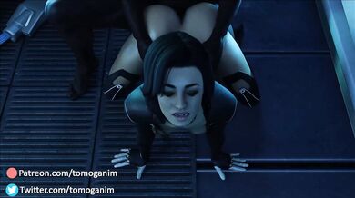 Miranda needs some male attention and she gets it from a black stud in this hot TomoGan porn video!