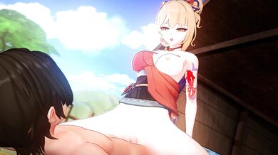 Sexy Yuri Maids Doriko and Dori get it on!