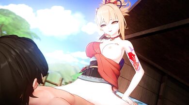 Sexy Yuri Maids Doriko and Dori get it on!