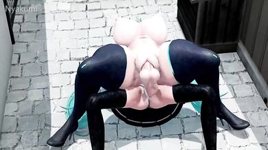 The Adventure of The Naked Futanari Blocking Beeps