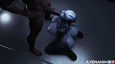Sultry Siren Liara Takes on a Face-Fucking Adventure