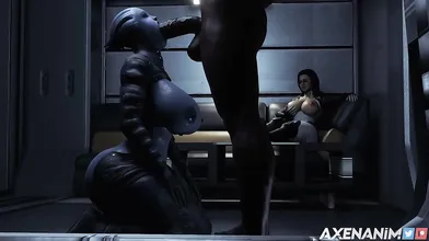 Sultry Siren Liara Takes on a Face-Fucking Adventure