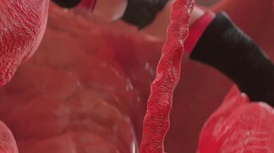 Watch this hot babe get ravaged by a giant lava monster in Etna in the Hive