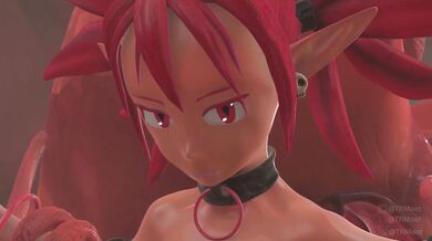 Watch this hot babe get ravaged by a giant lava monster in Etna in the Hive