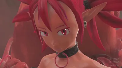 Watch this hot babe get ravaged by a giant lava monster in Etna in the Hive