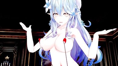 MMD Yukihana and Lamy in Haniwas Miniature Garden