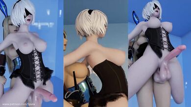 2B & Samus: I only like 2Bs ass [1pala]