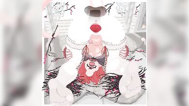 The tail of a clopped horse, but on a person with wings?!