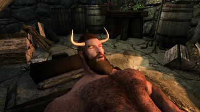 Watch as the sexy Minotaur gets her udder milked by a human lover in this erotic hentai porn