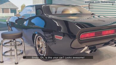 Sindy cant stop cheating on her boyfriend even when he takes her to the beach in episode 4 by Doberman Studio