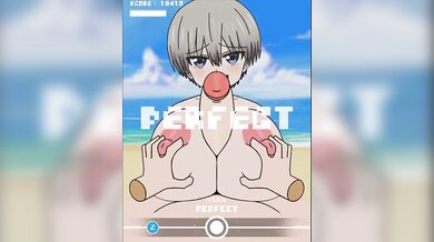 Watch Uzaki-chan get banged hard to the beat in this intense hentai porn scene
