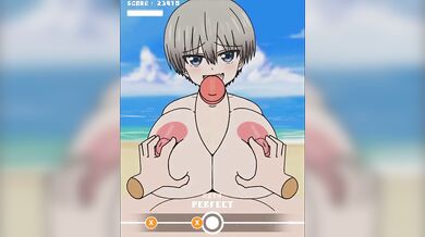 Watch Uzaki-chan get banged hard to the beat in this intense hentai porn scene