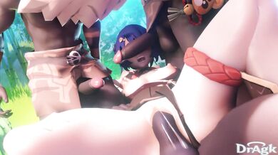 The Temptation of the Dragon and the Fox: A Genshin Impact Hentai