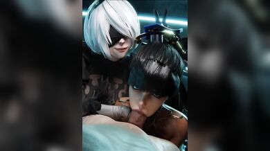 Two boys and Eve [GR8tDB] are having some fun in the bedroom