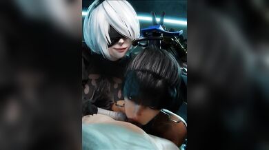 Two boys and Eve [GR8tDB] are having some fun in the bedroom