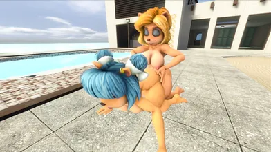 Isabella and Megumis Sexy Bubble Bath Adventure