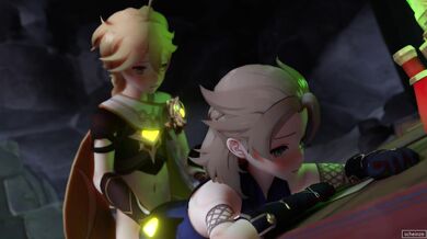 Sexual Escapades with the Hentai Maidens of Aether and Albedo