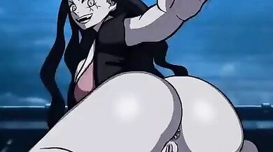 Awakened Nezuko ass slap