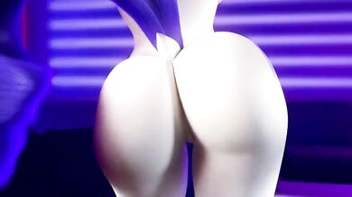 Emerald and AJ dance in ecstasy while making love on the bed, their bodies entwined in passionate embraces