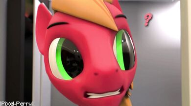 Watch as Pixel Perry causes holiday hijinks with her naughty antics!