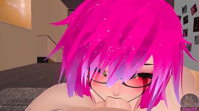 Futa Sucking and Riding Her Futanari Friend in VRChat - Virtual Intercourse Adventures