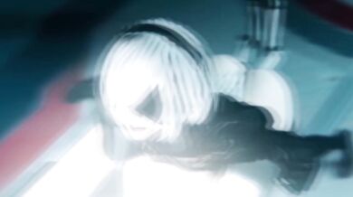 The machine fucks the woman in a passionate porn scene