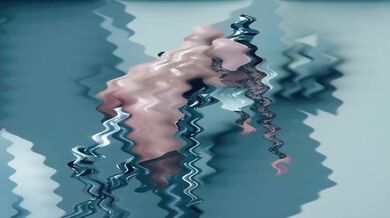 The machine fucks the woman in a passionate porn scene