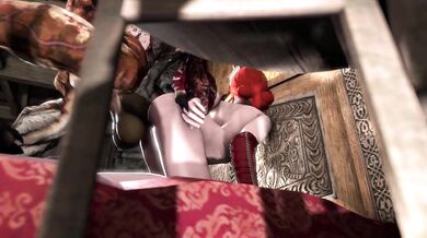 Trista Meridian Cosplaying As Sexy Phoenix Downsman From Dragon Age Inquisition Getting Busted By Hot Law Enforcers [TheNewVice]