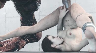 ------------------------------ Jill Valentine and Nemesis 2nd Form fucking in a lab while experimenting with high-tech equipment [Zmsfm] [4K]