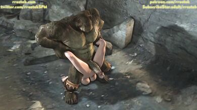 The Muscular Orc Warrior Seduces Tina Armstrong in a Powerful Fashion